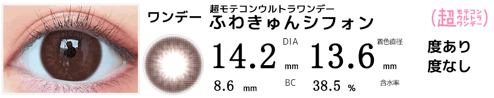  超モテコンウルトラワンデー MOTECON ULTRA ONE DAY ふわきゅんシフォン