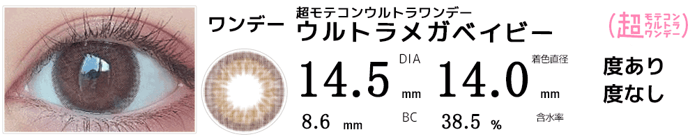  超モテコンウルトラワンデー MOTECON ULTRA ONE DAY ウルトラメガベイビー