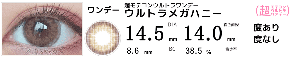  超モテコンウルトラワンデー MOTECON ULTRA ONE DAY ウルトラメガハニー