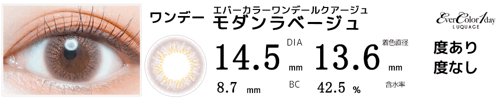 エバーカラーワンデー ルクアージュ モダンラベージュ