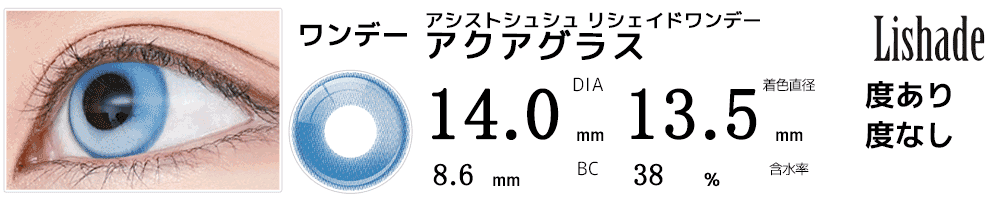 アシストシュシュ リシェイドワンデー アクアグラス