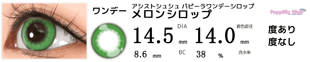 アシストシュシュ パピーラワンデーシロップ メロンシロップ