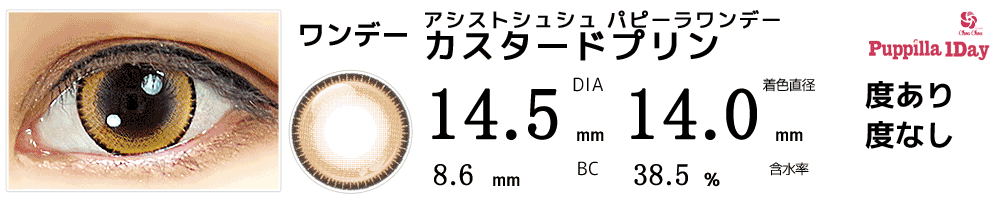 アシストシュシュ パピーラワンデー カスタードプリン