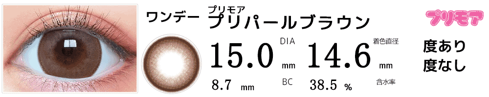 プリモアPRIMORE プリパールブラウン
