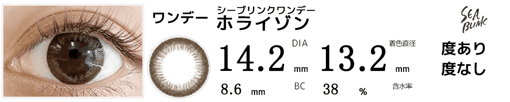 シーブリンクSEA BLINKワンデー UVモイスト ホライゾン