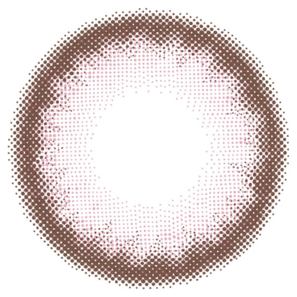 エンジェルカラー バンビシリーズ ワンデー クリームピンク