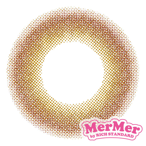 フチなしワンデーカラコンMerMer(メルメル)byリッチスタンダード パールピンク