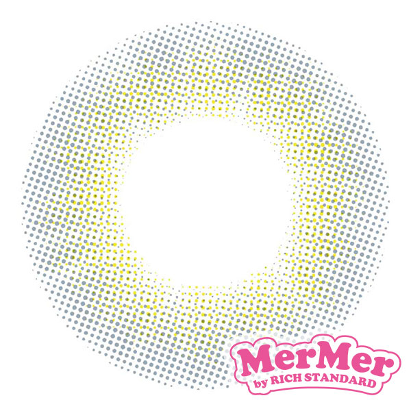 フチなしワンデーカラコンMerMer(メルメル)byリッチスタンダード スモーキーグレージュ