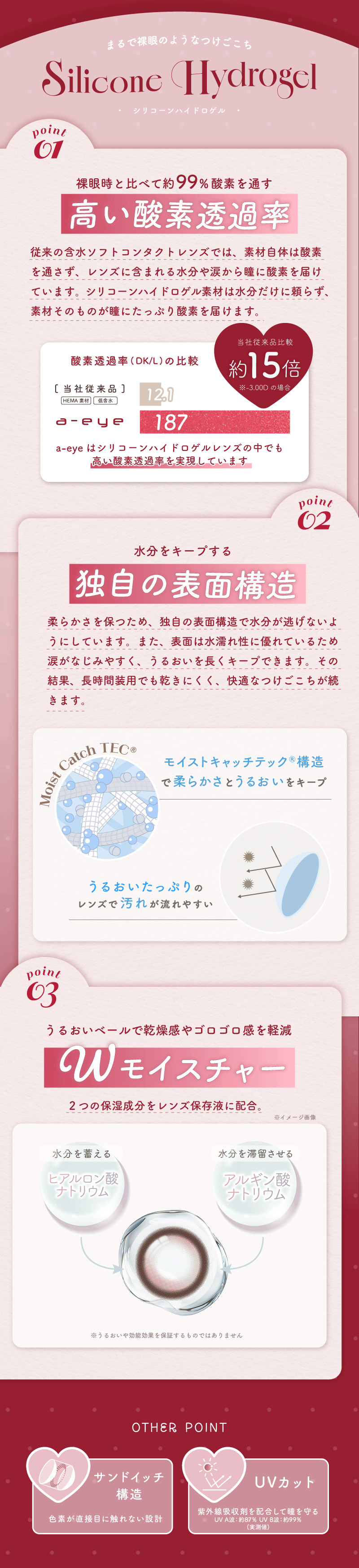 ワンデーリフレア エーアイ シリコーンポイント