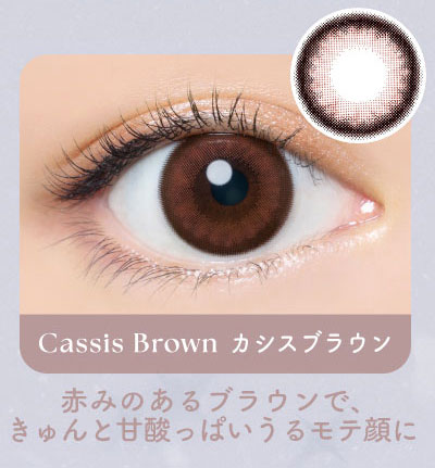 バンビシリーズ ワンデー カシスブラウンレンズ詳細