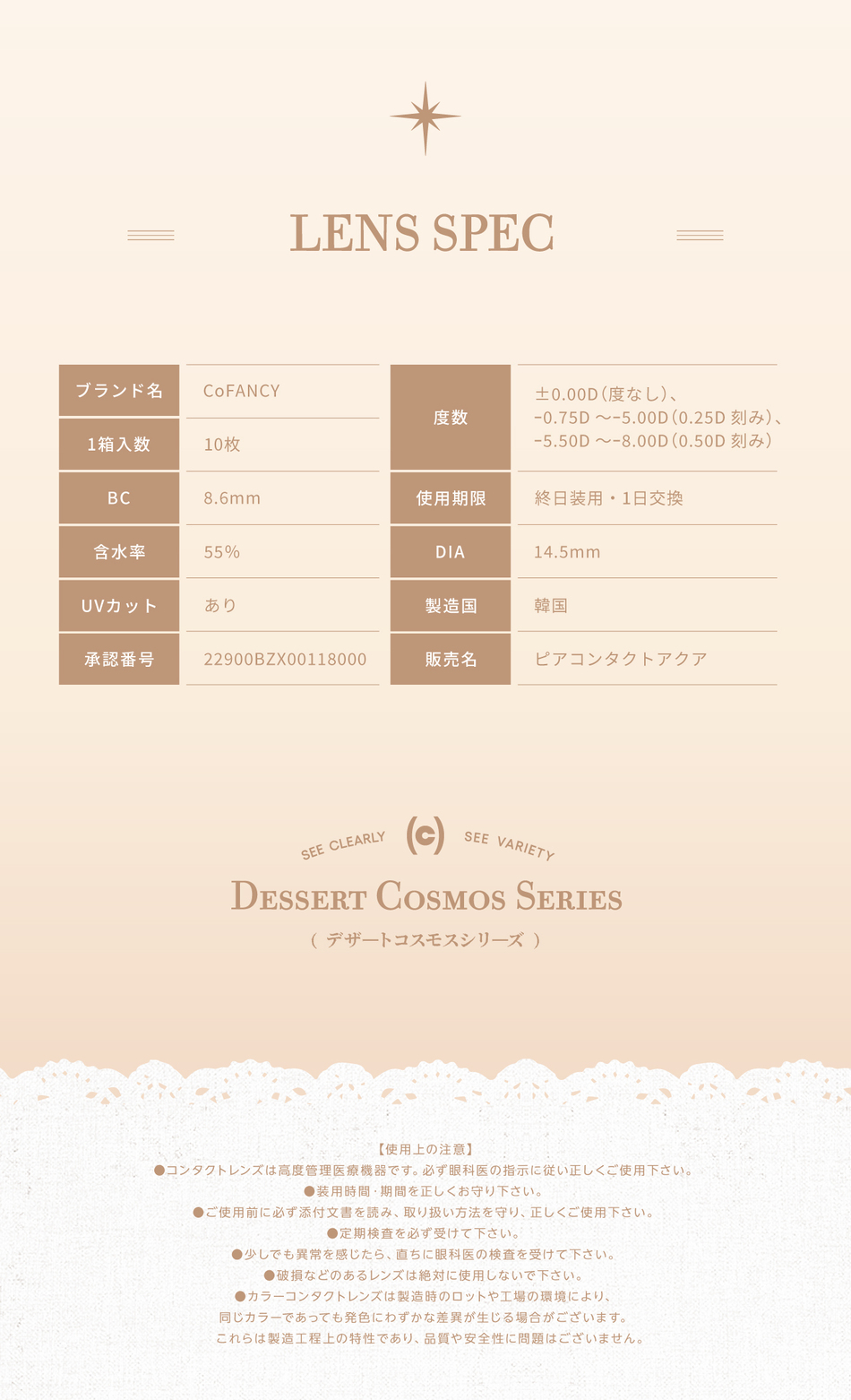 コファンシー ワンデー（CoFANCY 1day）日本初上陸