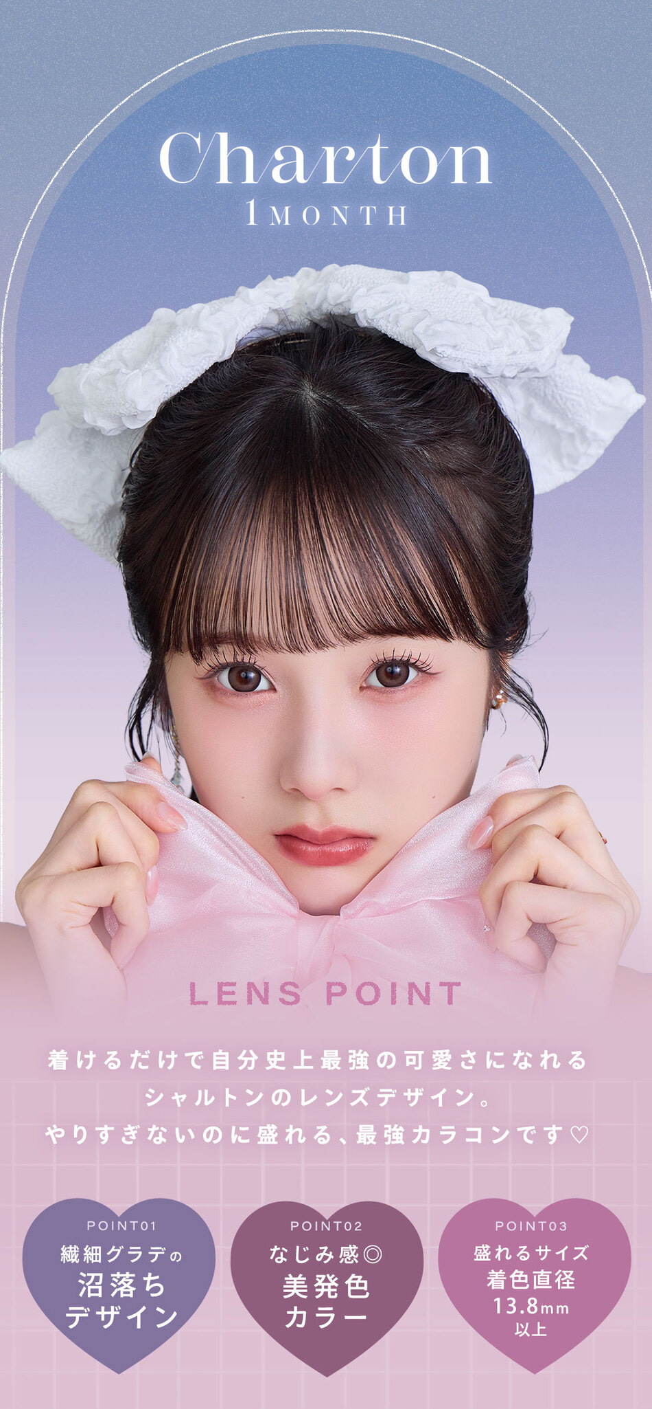 シャルトン ワンマンス（Charton 1month）レンズポイント