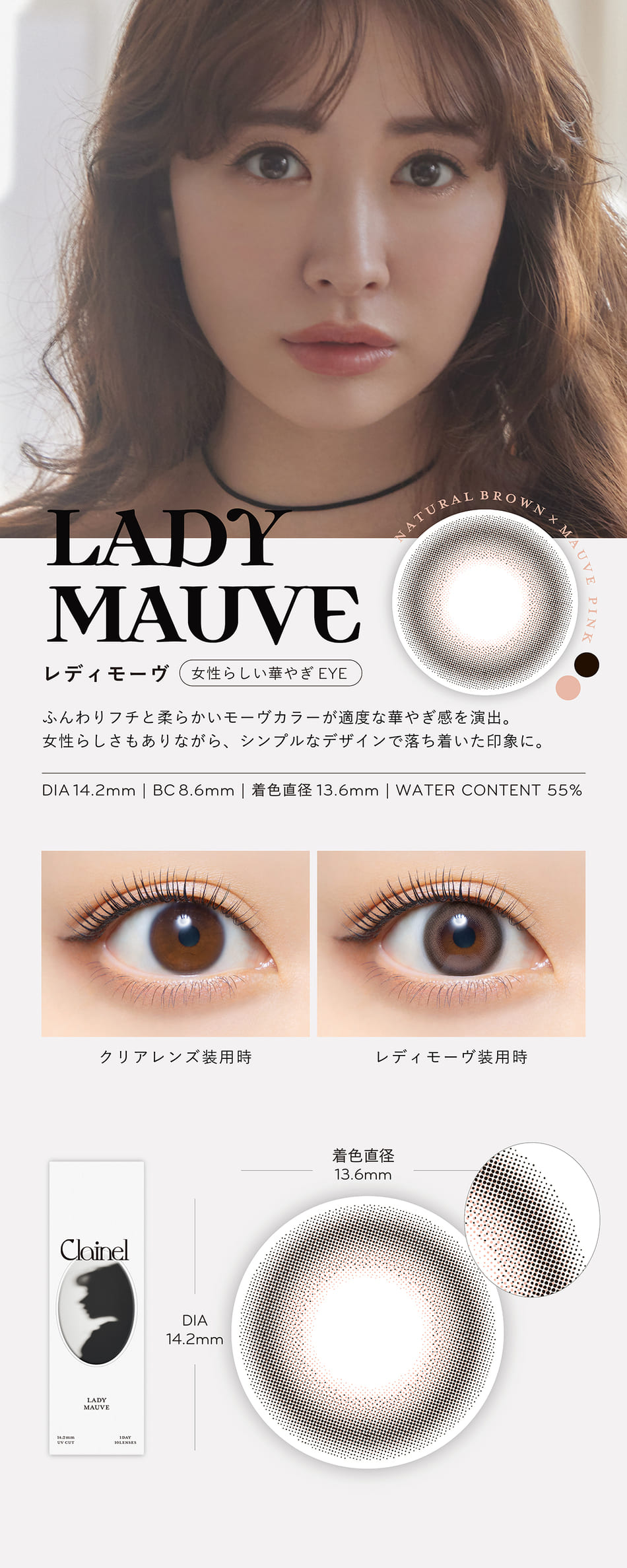 クレイネル レディモーヴレンズ詳細