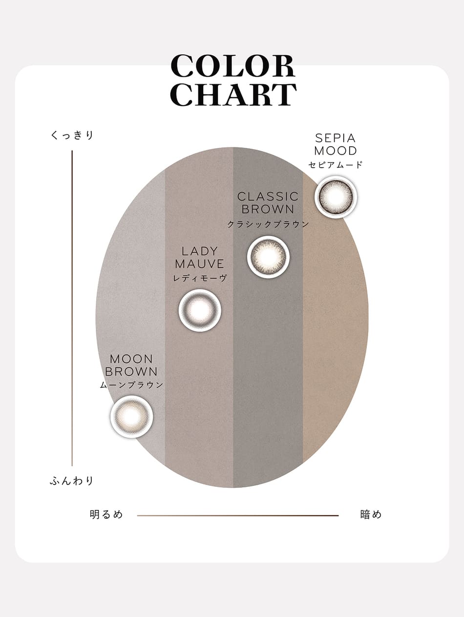 クレイネル カラーチャート画像