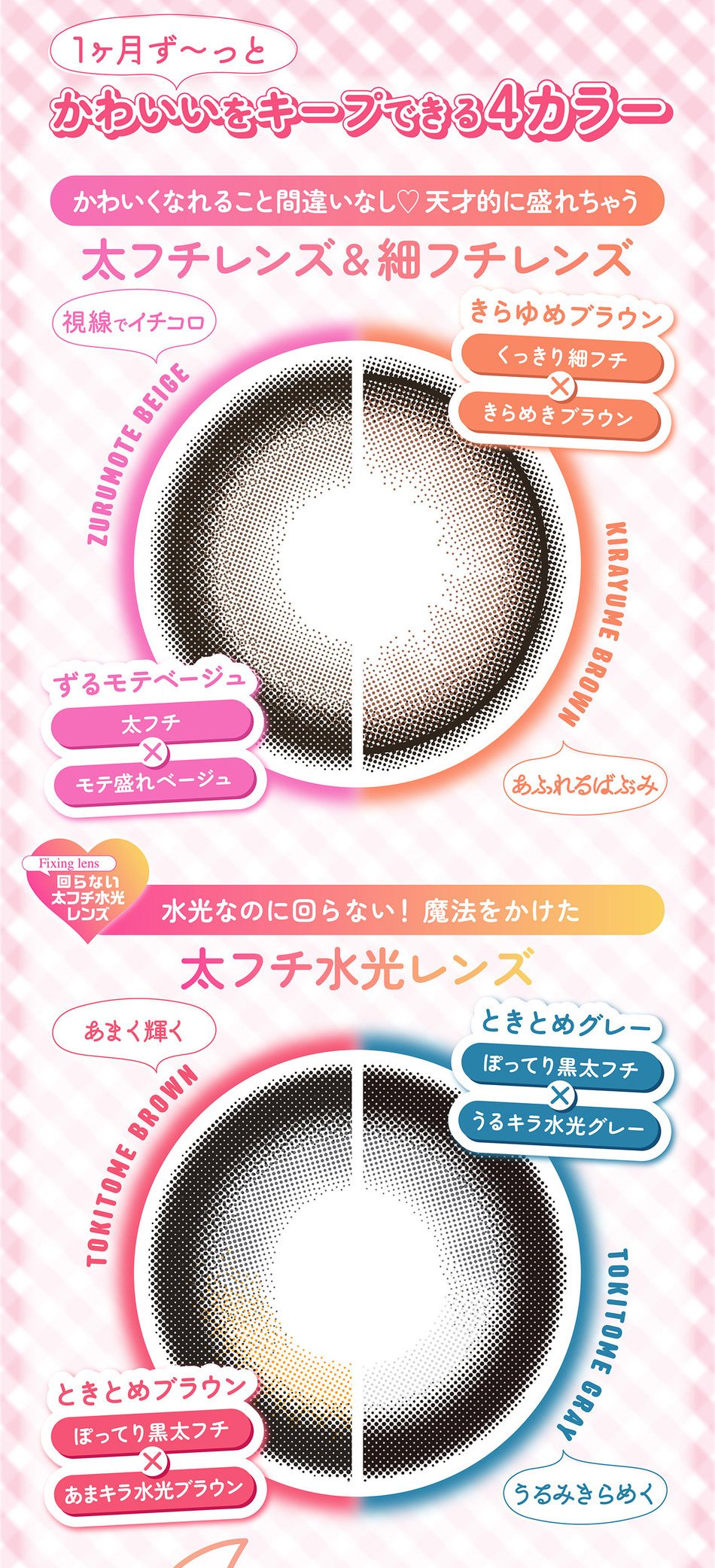 シャプン マンスリー（Chapun 1month）レンズデザイン