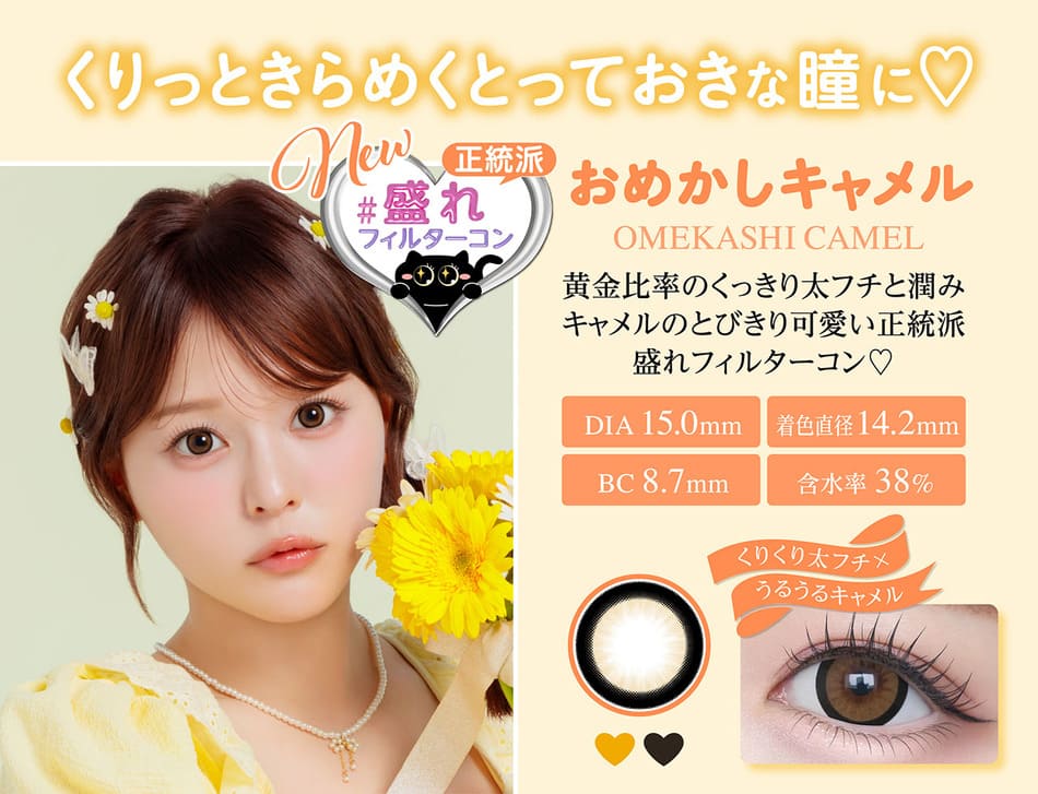 シャプン（Chapun）おめかしキャメルレンズ詳細
