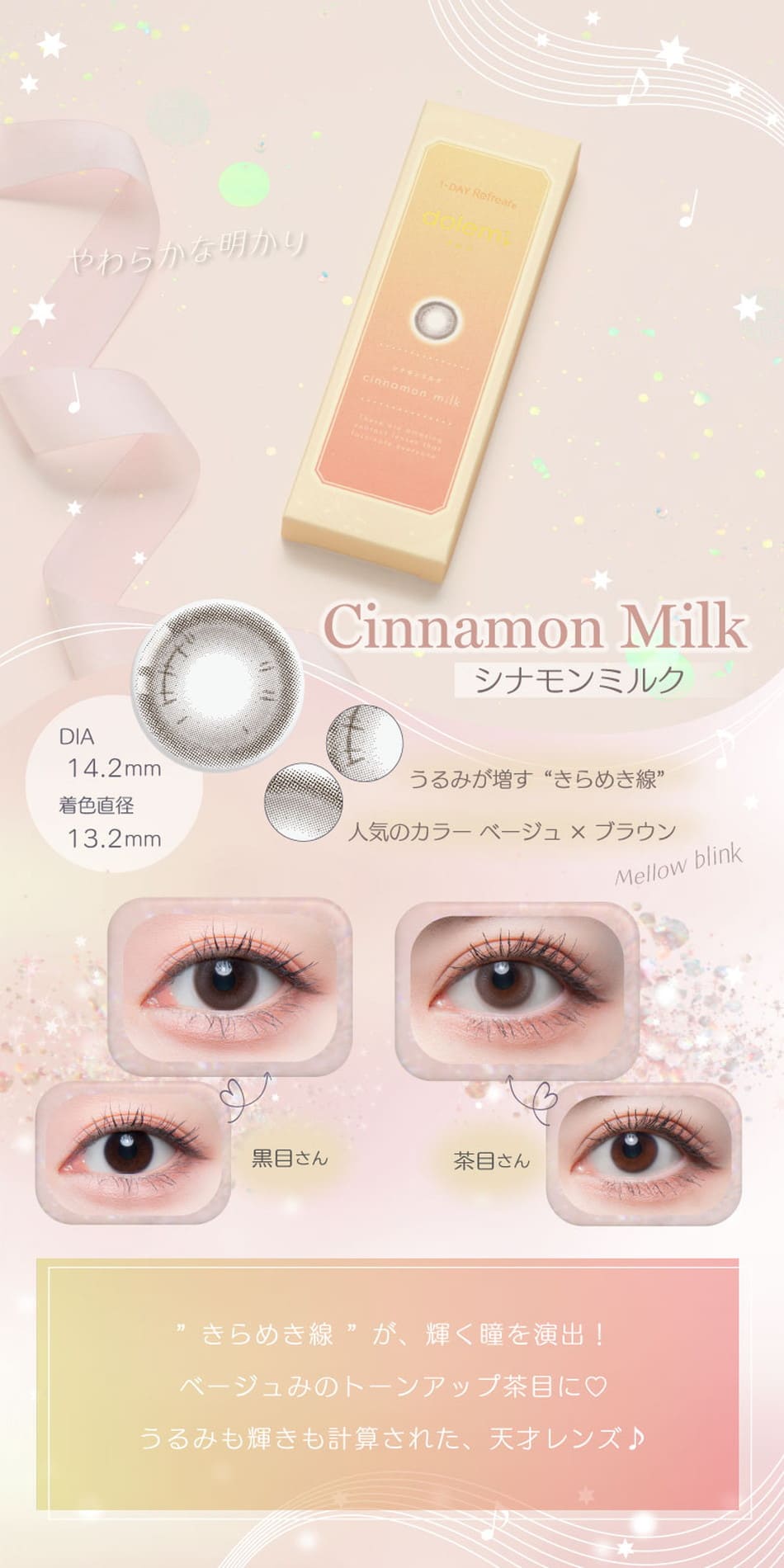 リワンデーリフレア ドレミ シナモンミルク詳細画像