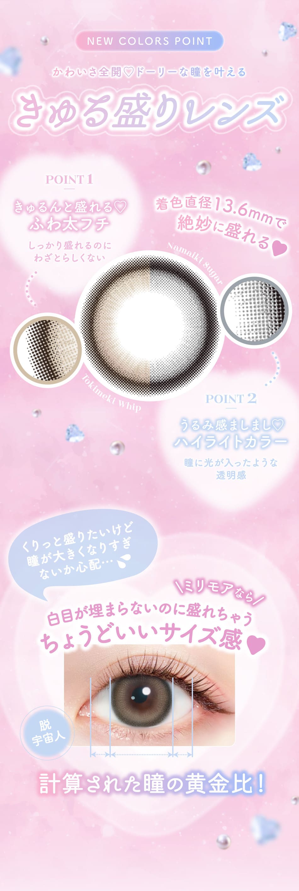 ミリモア きゅる盛りレンズ