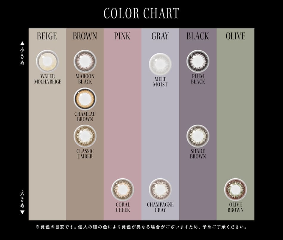 アンヴィ　カラーチャートマップ画像