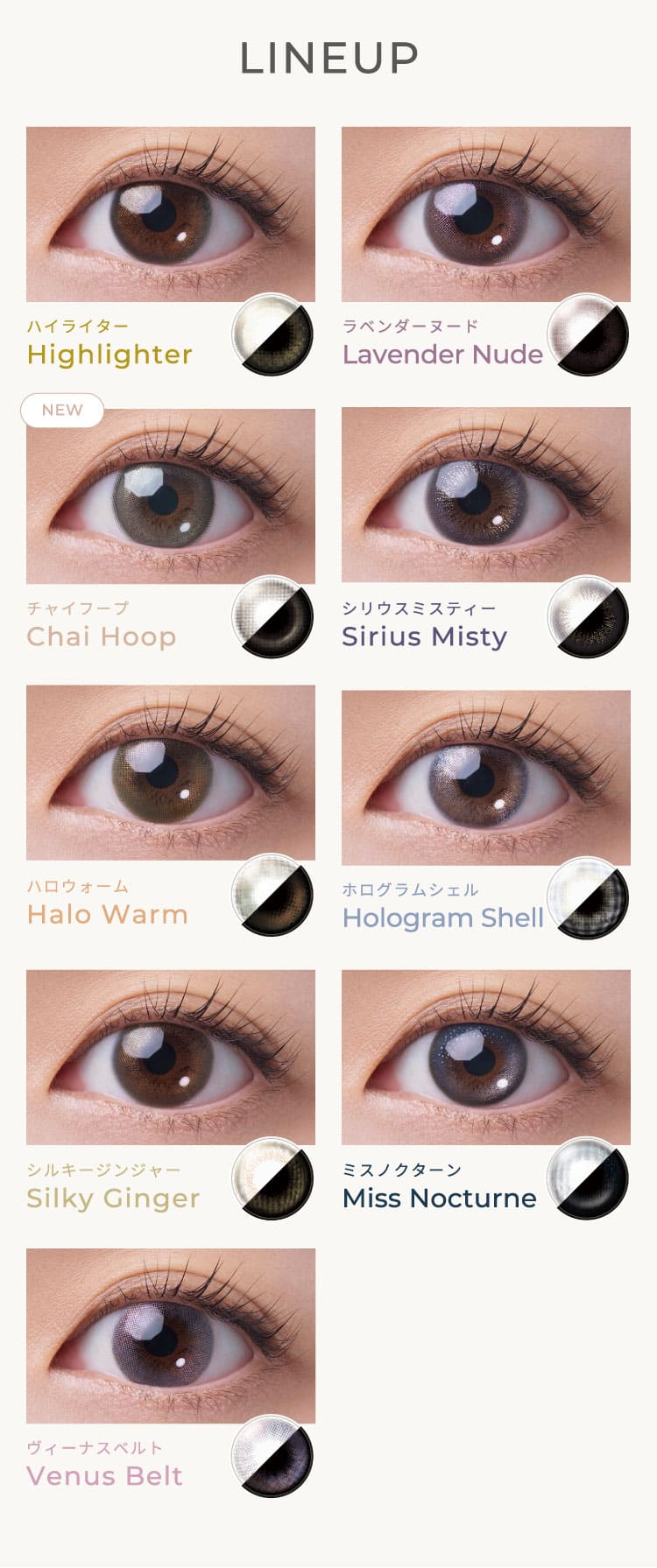 フェアリーワンデー シマーリング 装着画像一覧