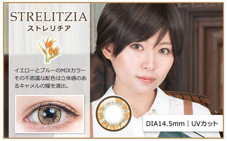 パーフェクトシリーズワンデー フルブルーム ストレリチアレンズ詳細