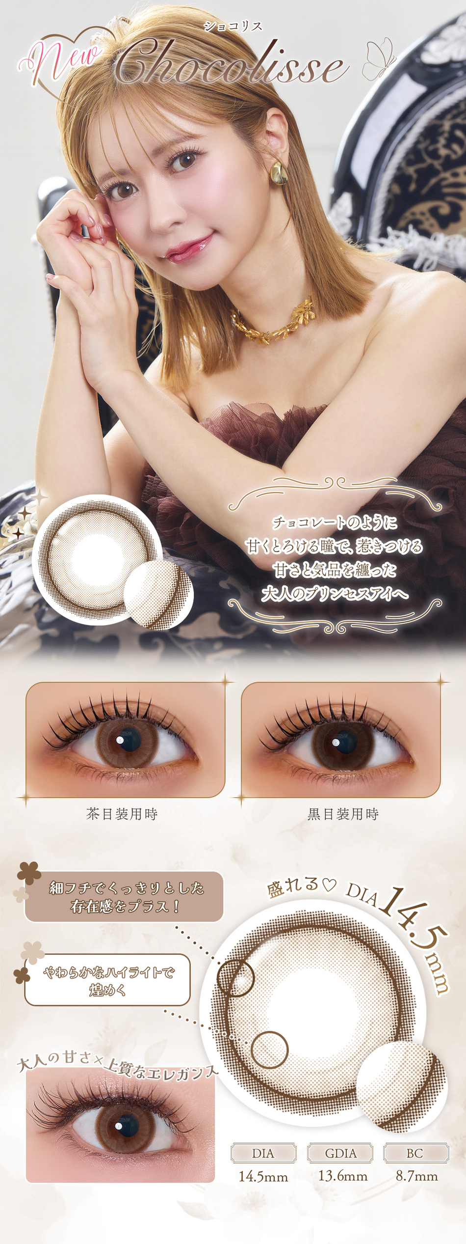 フェレーヌ（Ferenne）ショコリスレンズ詳細