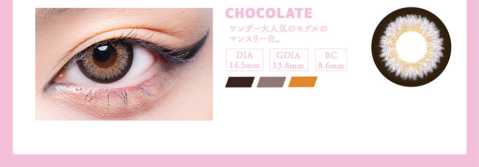 ギャルネバーダイ マンスリー　チョコレート装着画像