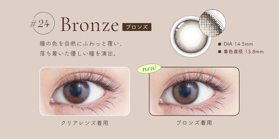 ジェニッシュUV GENISH #24ブロンズレンズ詳細