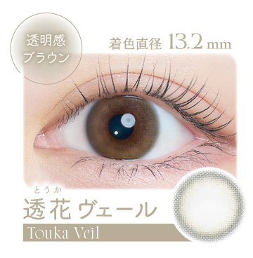 カイカ 透花ヴェール装着画像