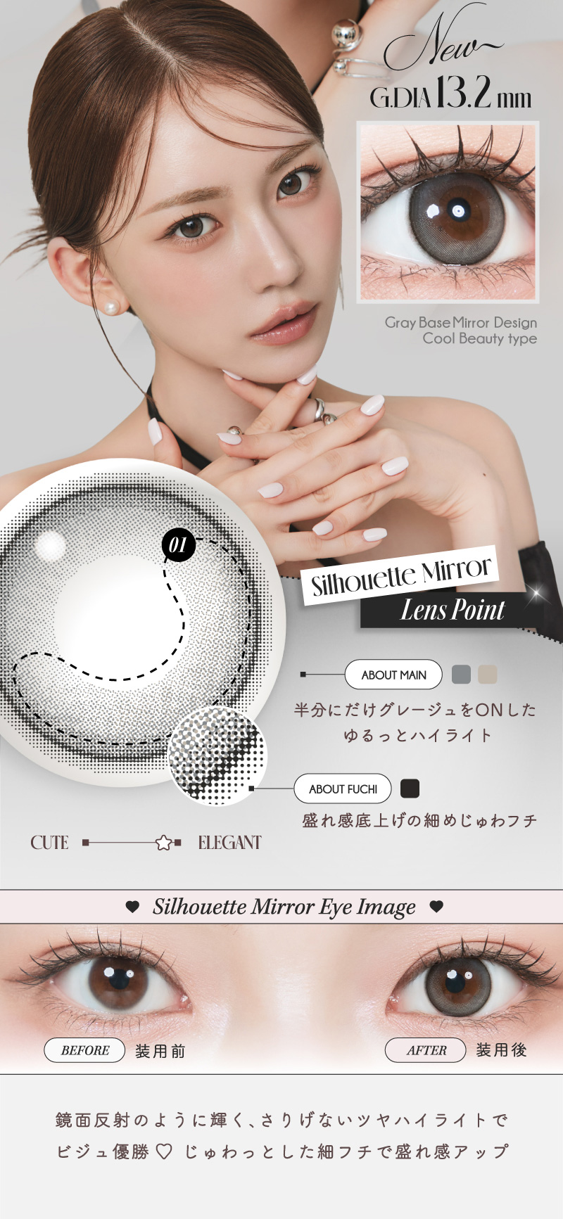 ルミュー（Lemieu）シルエットミラーレンズ詳細