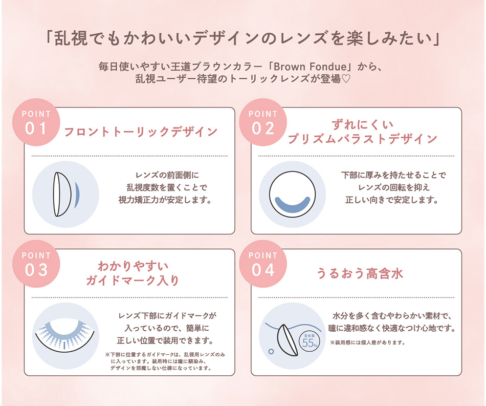 ミムコ トーリック mimuco TORIC ポイント