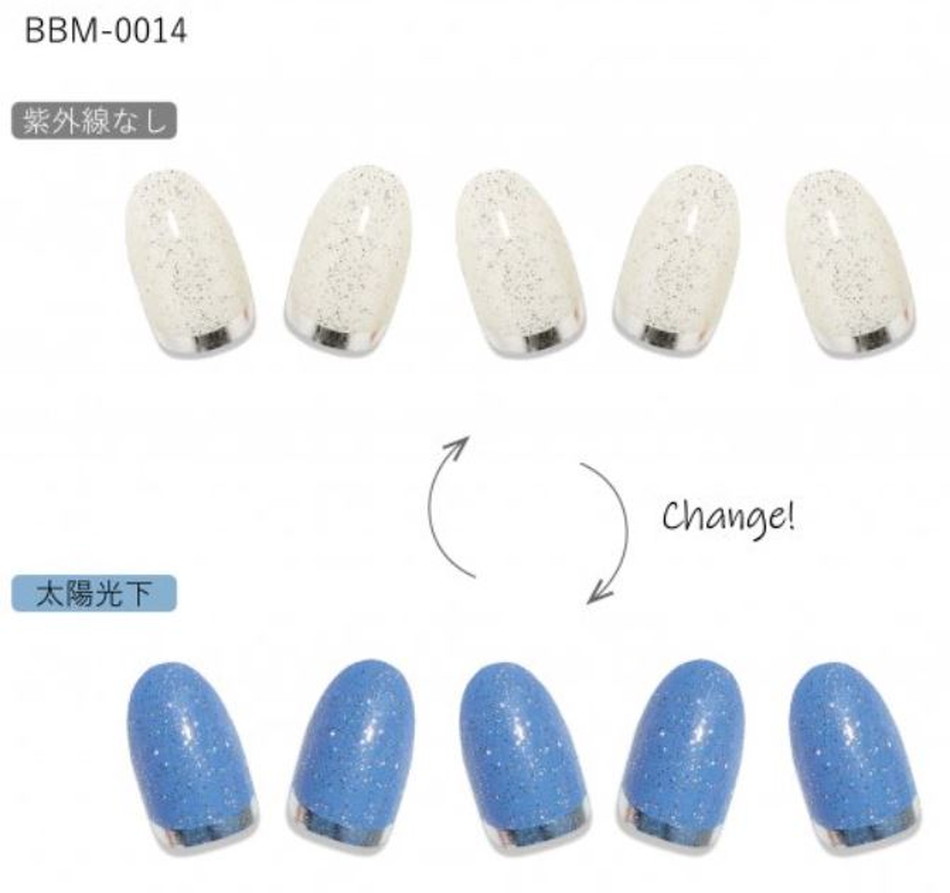 カラーチェンジポラポラCC PORAPORA(紫外線で色が変わるジェルネイルシール)LP画像18