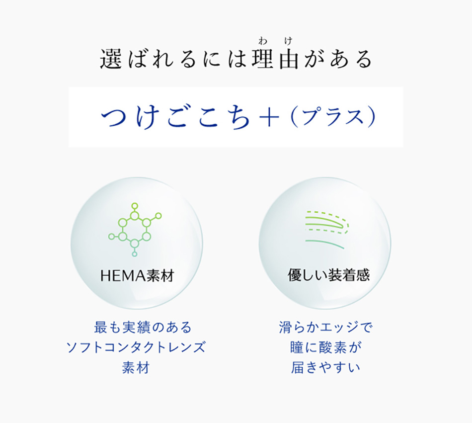 ツーウィークリフレアUV 2週間使い捨てクリアコンタクトレンズつけごこちプラス