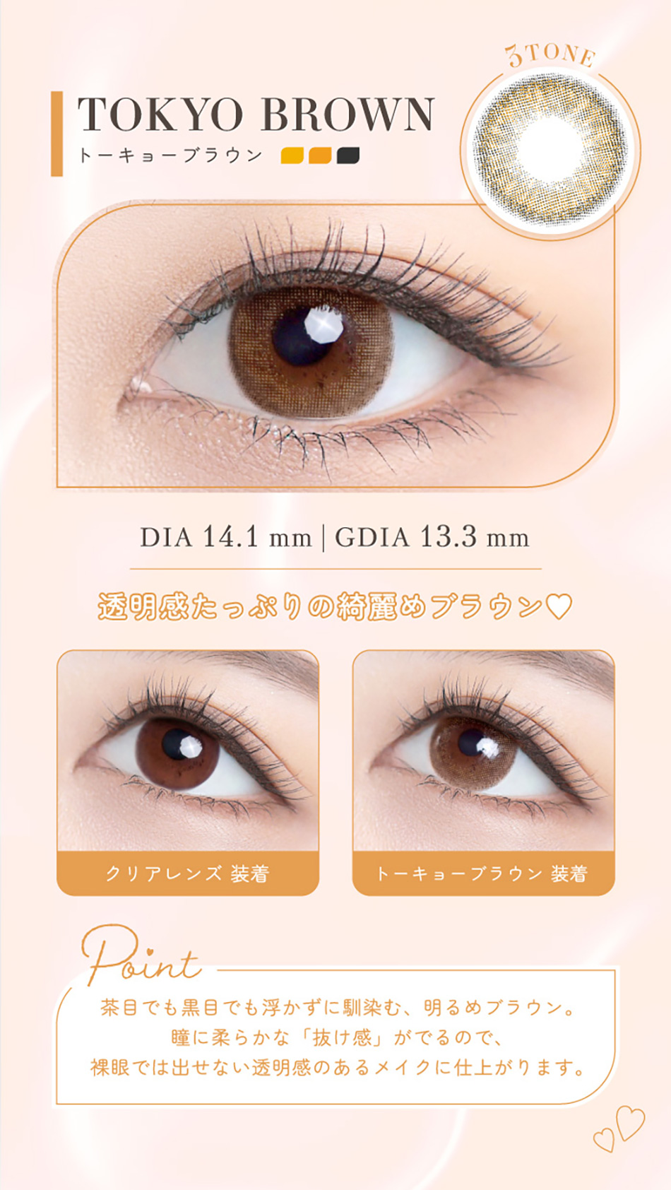 リッチスタンダード プレミアムシリーズ トーキョーブラウンレンズ詳細