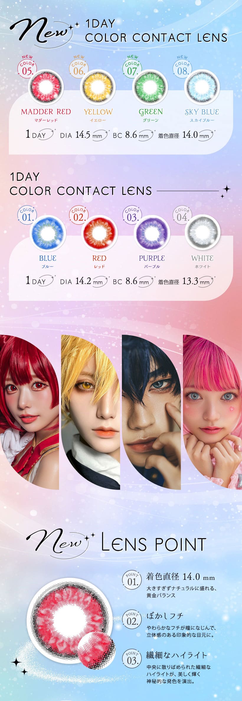 トロンプルイユワンデー レンズポイント画像