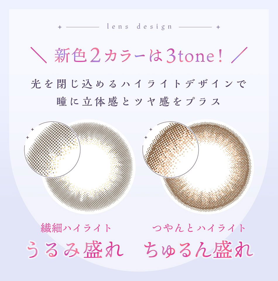 アプデU.P.D. レンズデザイン