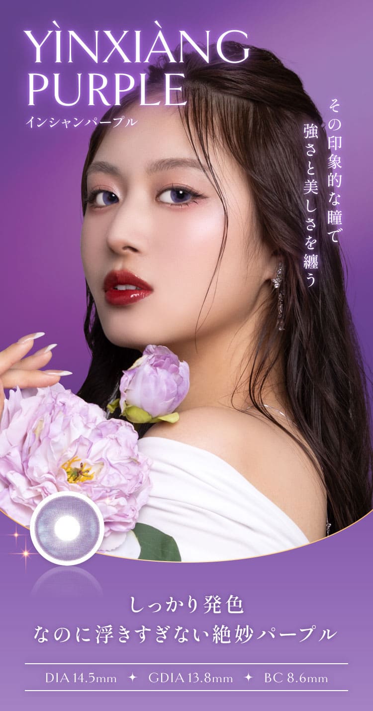 ヴィレジェ（VILLEGE）インシャンパープルレンズ詳細