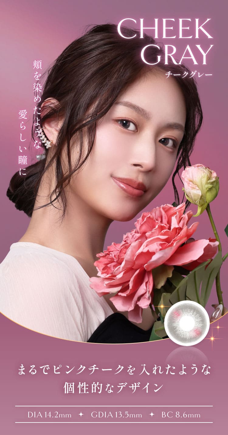 ヴィレジェ（VILLEGE）チークグレーレンズ詳細