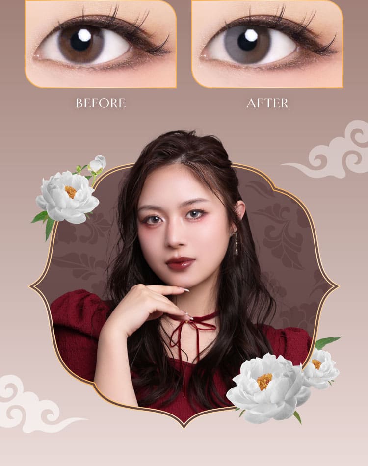 ヴィレジェ（VILLEGE）トゥミングレージュ装着画像