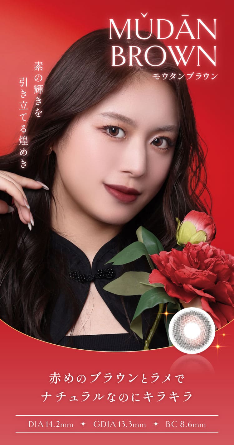 ヴィレジェ（VILLEGE）モウタンブラウンレンズ詳細