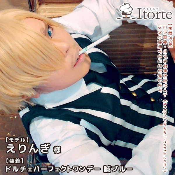 ドルチェ パーフェクトワンデー 誠ブルー装着写真6