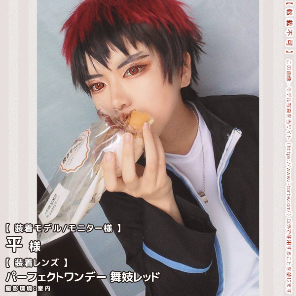 ドルチェ パーフェクトワンデー 舞妓レッド装着写真7