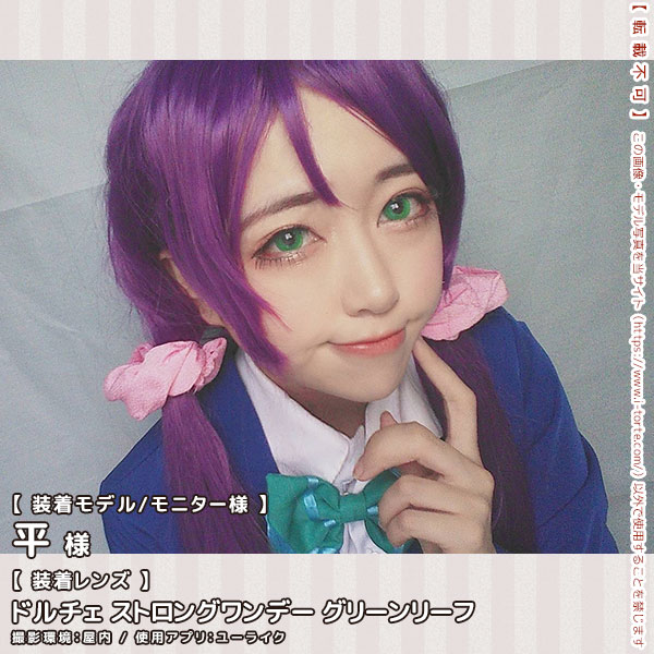 ドルチェストロングワンデーグリーンリーフ装着写真3