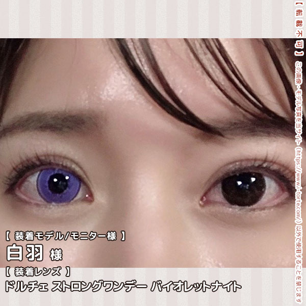 ドルチェストロングワンデーバイオレットナイト装着写真2