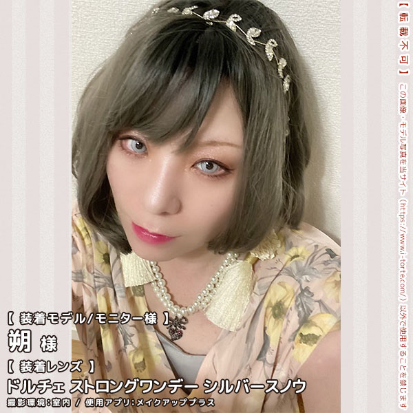 ドルチェストロングワンデーシルバースノウ装着写真3