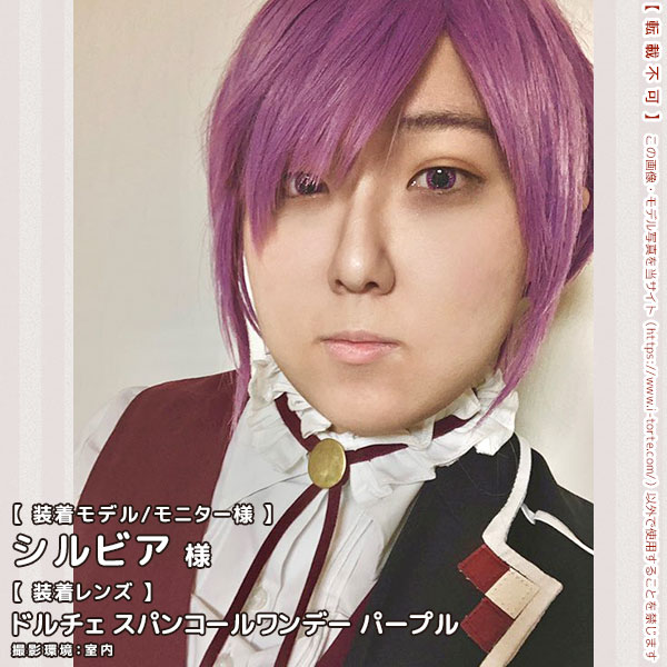 DOLCEドルチェ スパンコールワンデーパープル装着写真8