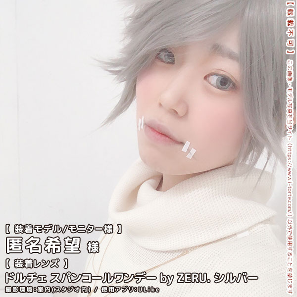 DOLCEドルチェ スパンコールワンデーシルバー装着写真4