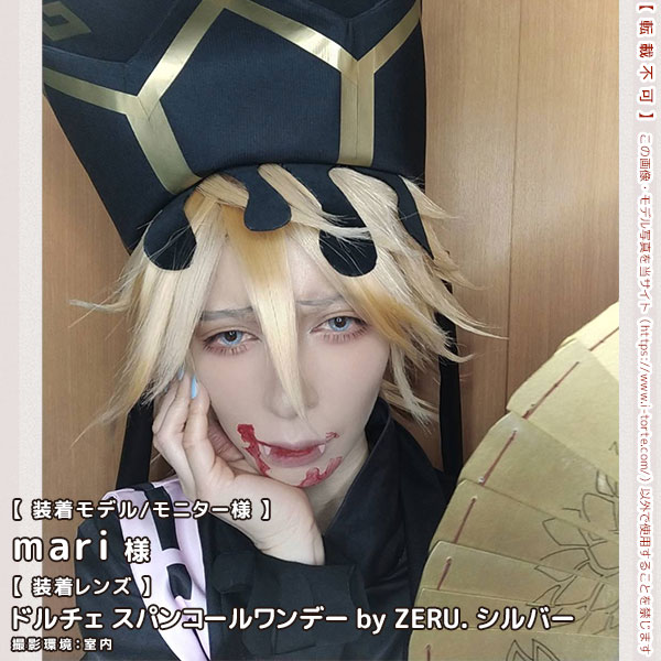 DOLCEドルチェ スパンコールワンデーシルバー装着写真9