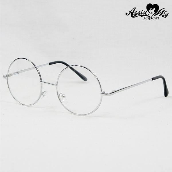 ギルダにおすすめフレームあり丸メガネ（めがね/眼鏡）　シルバー