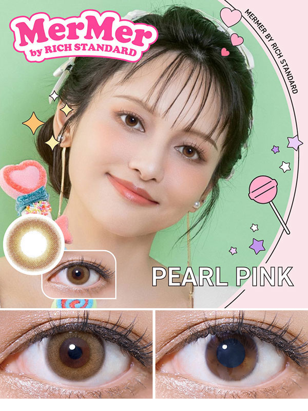 メルメルMerMer by リッチスタンダード パールピンク|コスプレカラコン通販アイトルテ